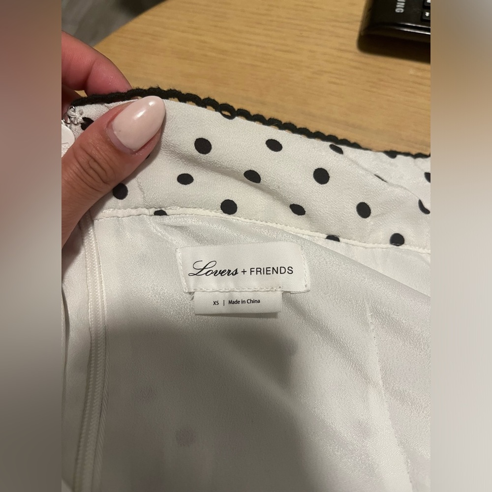 REVOLVE Lovers + Friends Polka Dot Mini Dress Size XS - Picture 8 of 9